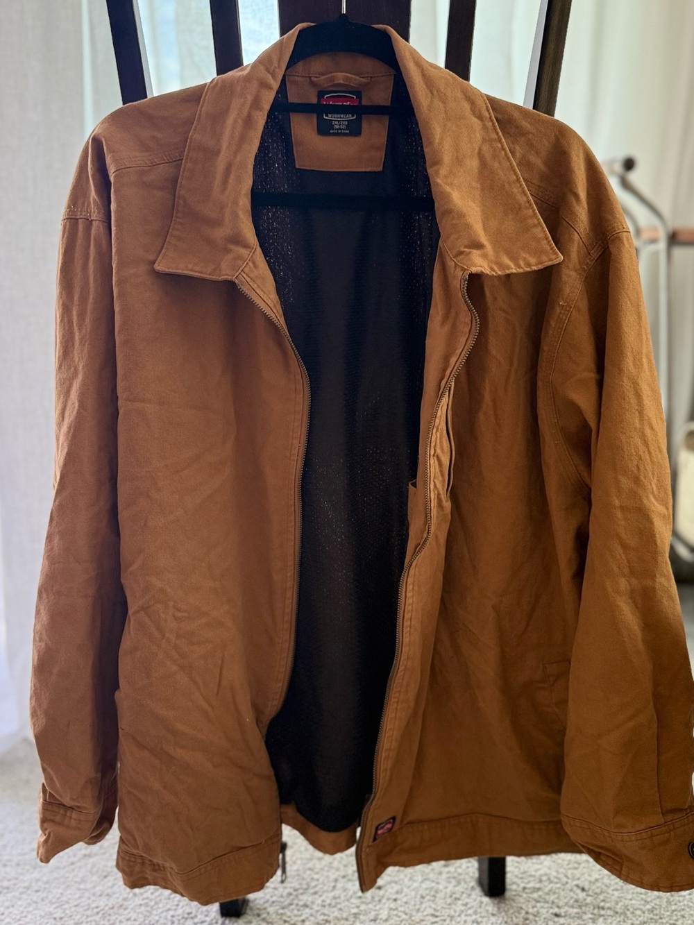 Wrangler Workwear Brown Canvas Jacket Men’s 2XL